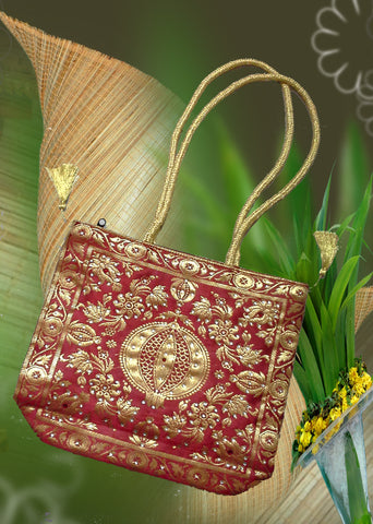 VALDA SILK STONE ART BAGS